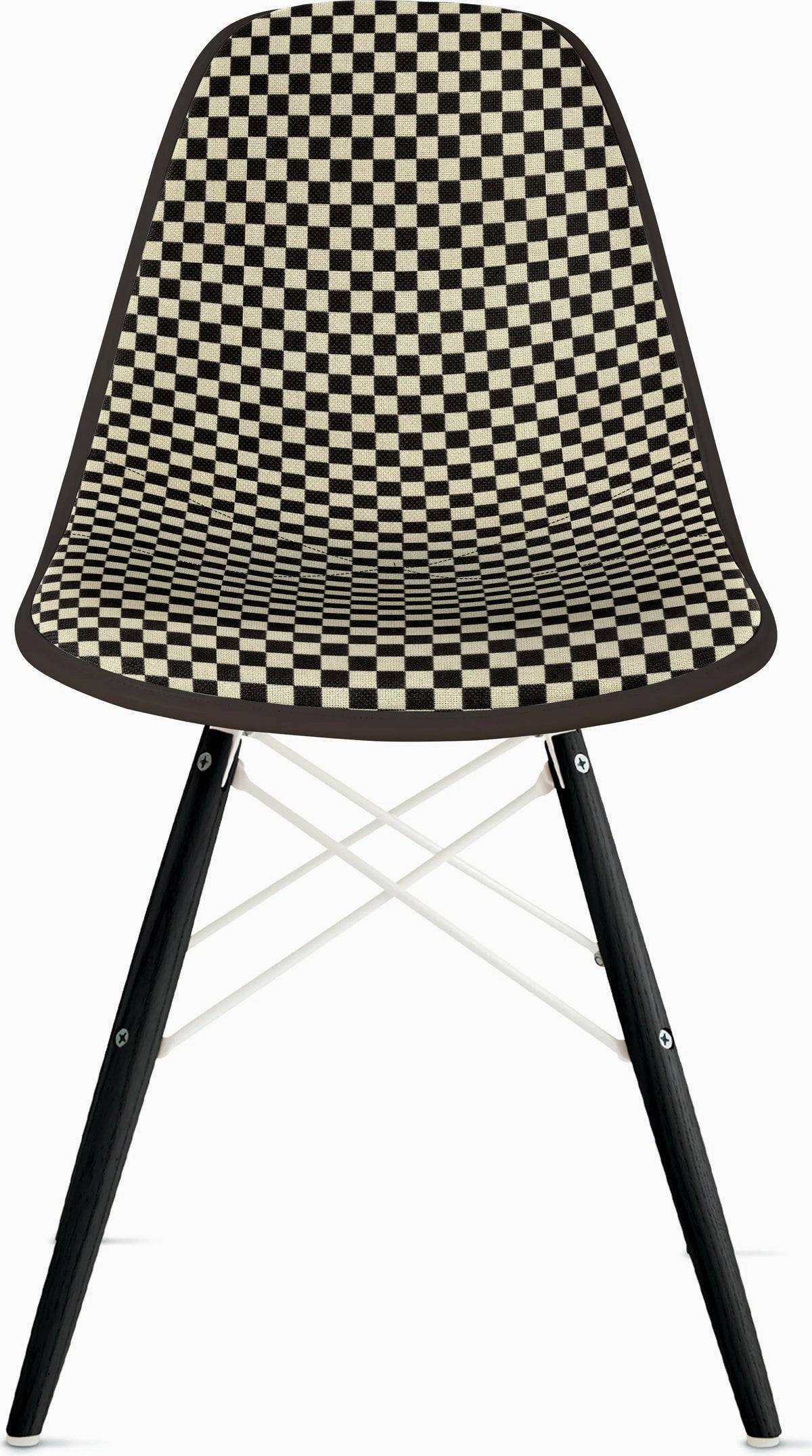 Eames Upholstered Molded Plastic Side Chair