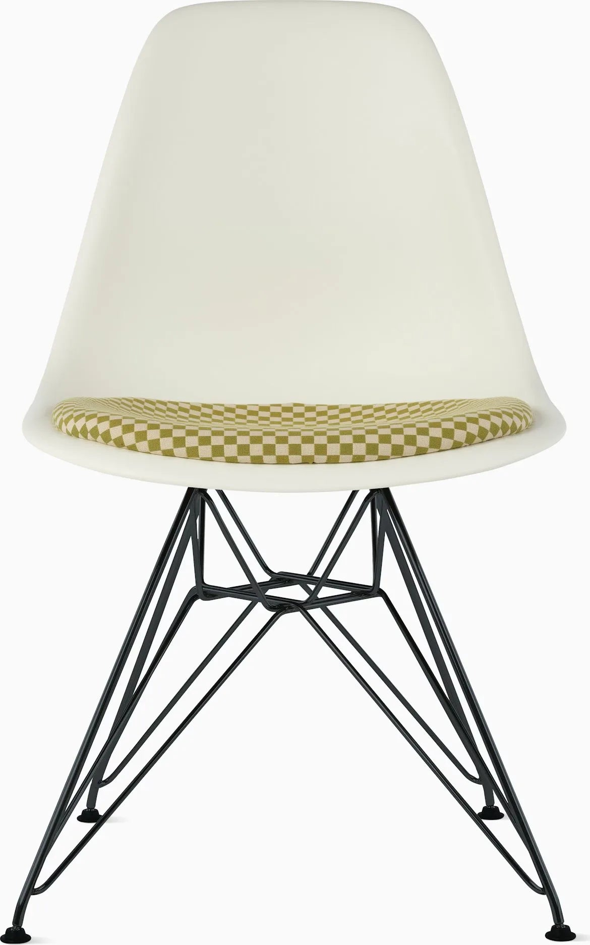 Eames Molded Plastic Side Chair with Seat Pad