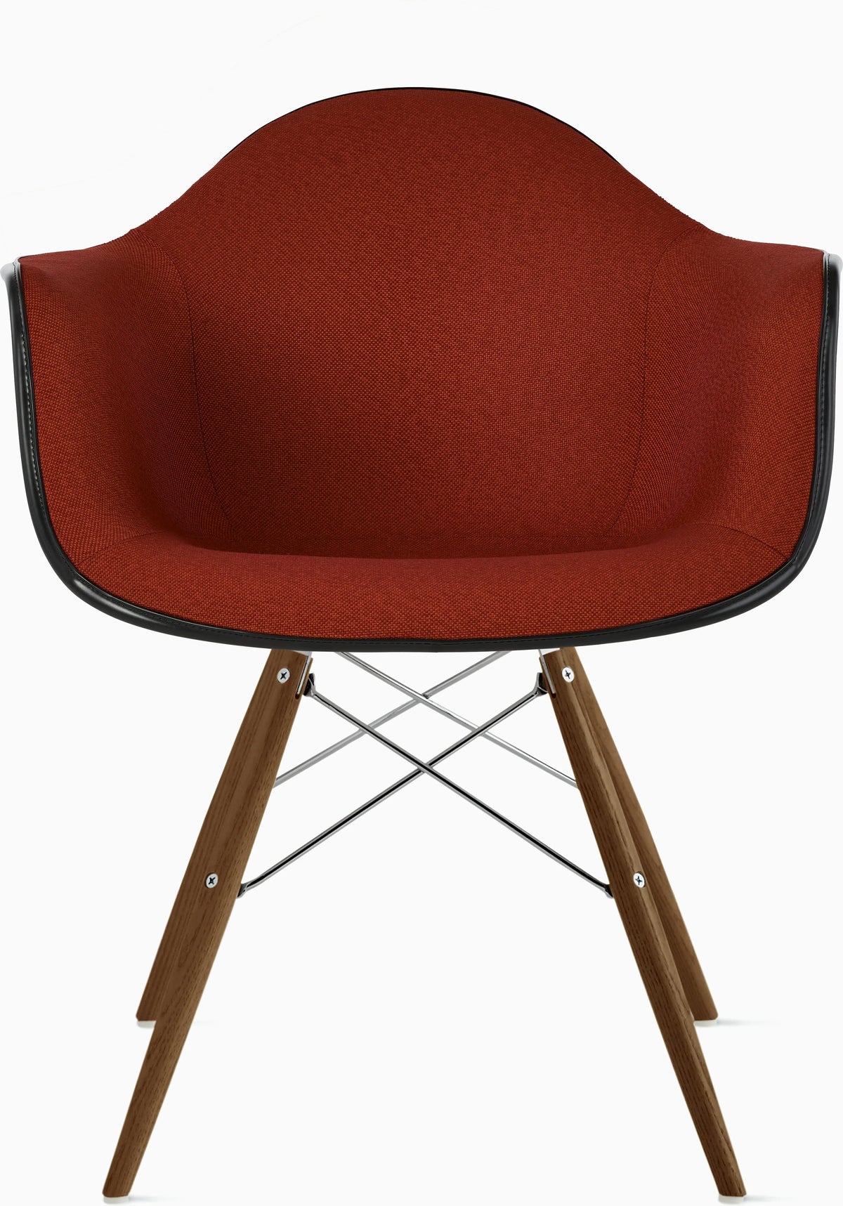 Eames Upholstered Molded Plastic Armchair