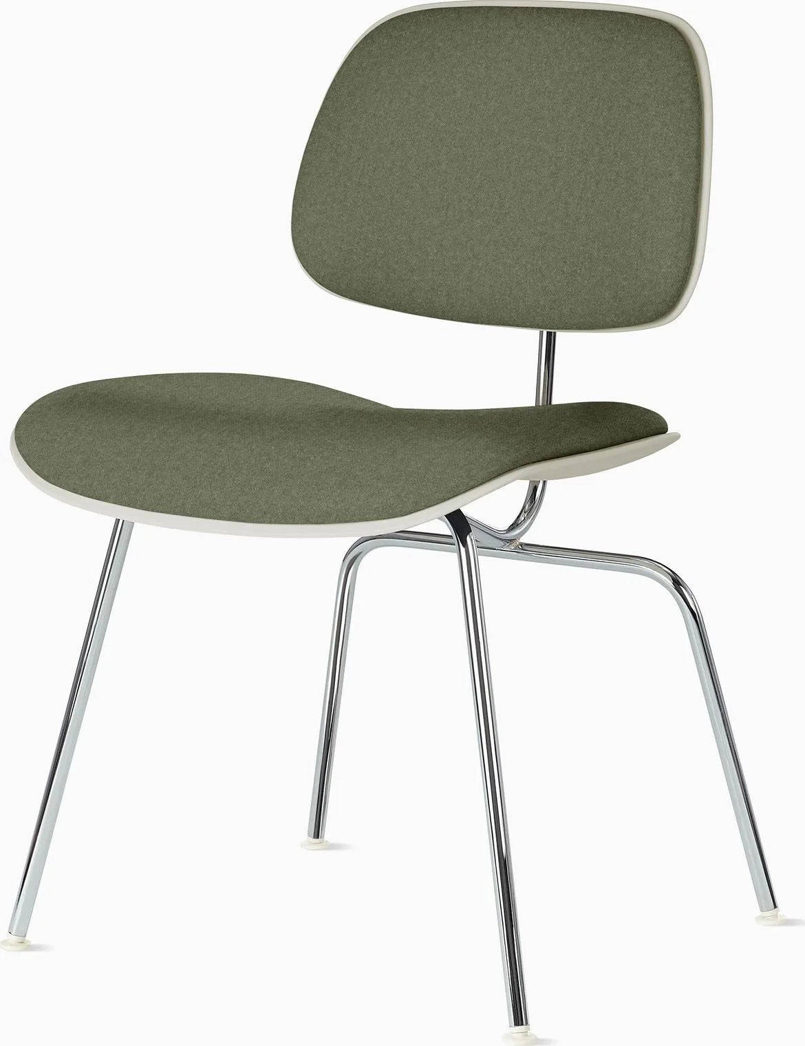 Eames Molded Plastic Dining Chair (EC-127), Upholstered