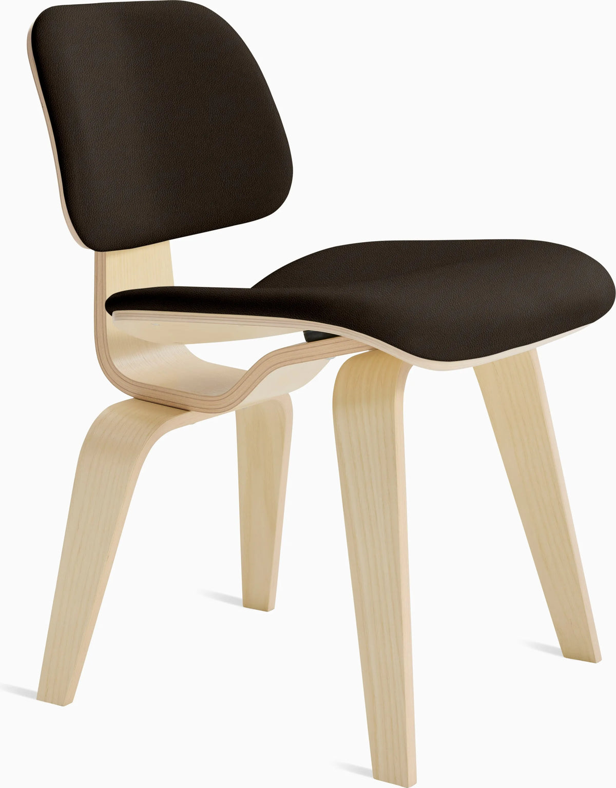Eames Molded Plywood Dining Chair Wood Base (DCW), Non Upholstered