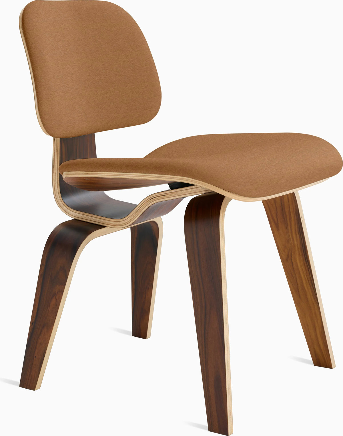 Eames Molded Plywood Dining Chair Wood Base (DCW), Non Upholstered