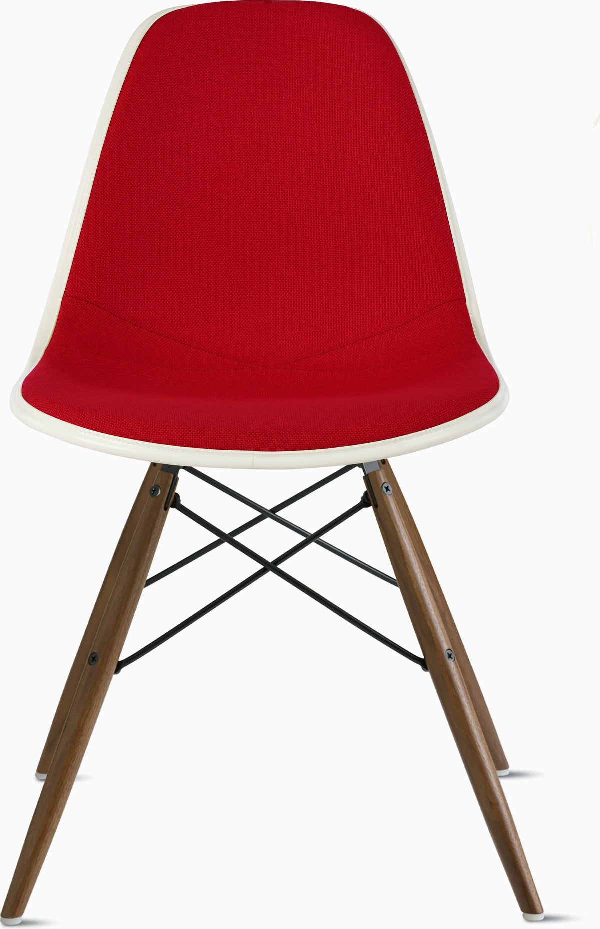 Eames Upholstered Molded Plastic Side Chair