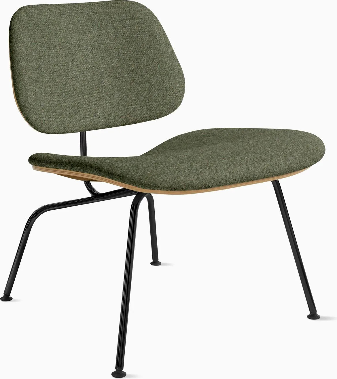Eames Molded Plywood Lounge Chair Metal Base (LCM), Non Upholstered
