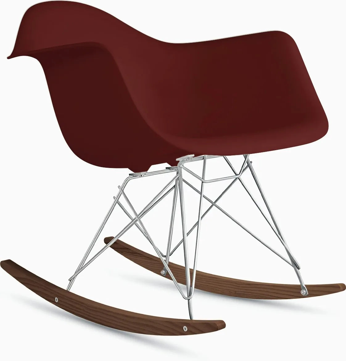 Eames Molded Plastic Armchair, Rocker Base