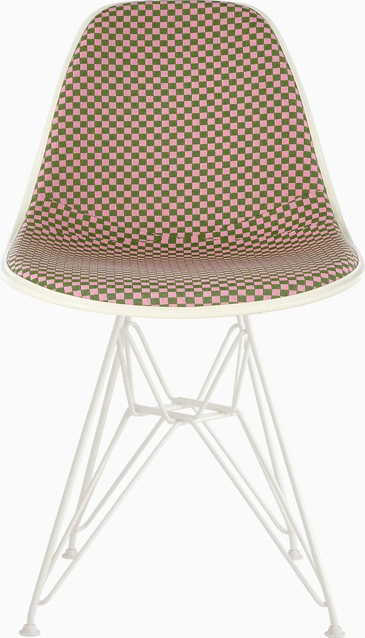 Eames Upholstered Molded Fiberglass Side Chair