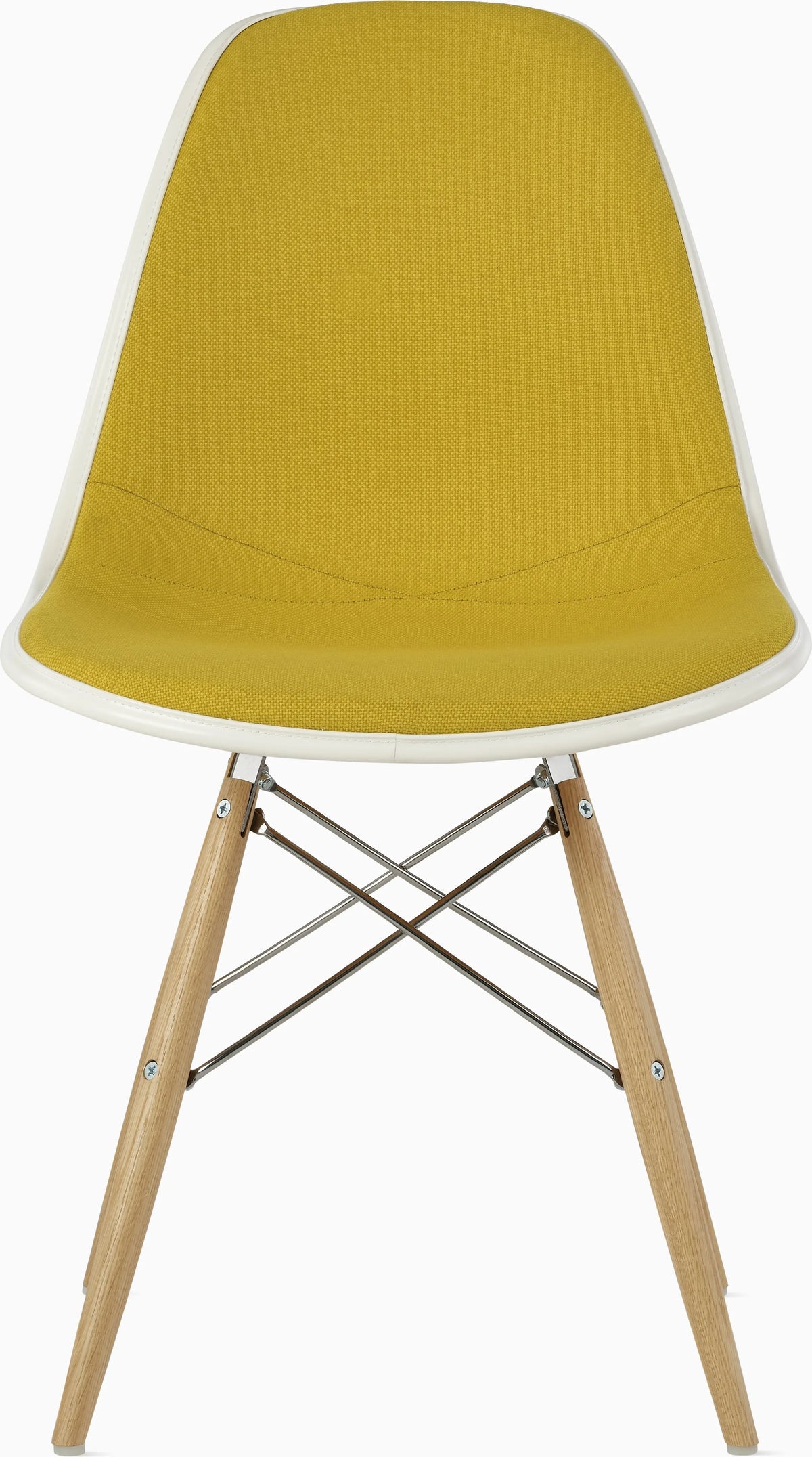 Eames Upholstered Molded Plastic Side Chair