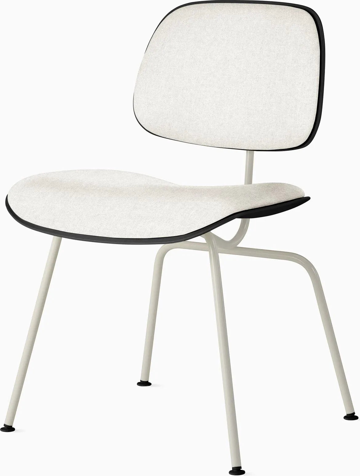Eames Molded Plastic Dining Chair (EC-127), Upholstered