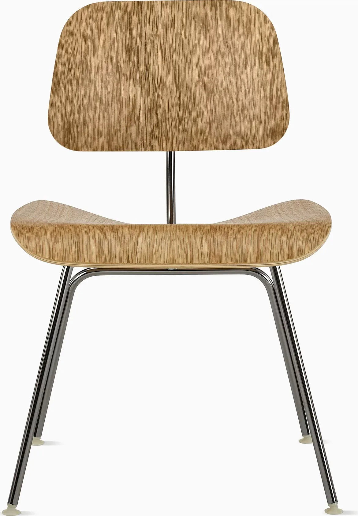 Eames Molded Plywood Dining Chair Metal Base (DCM), Non Upholstered