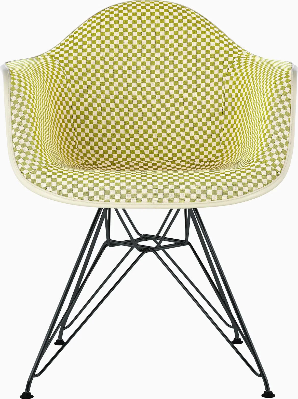 Eames Upholstered Molded Plastic Armchair