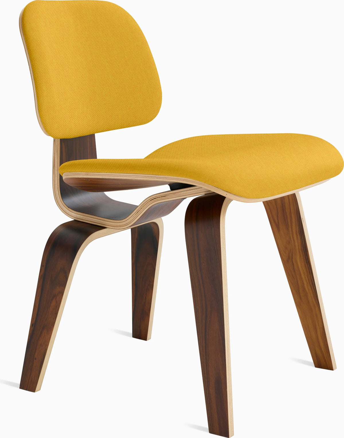 Eames Molded Plywood Dining Chair Wood Base (DCW), Non Upholstered