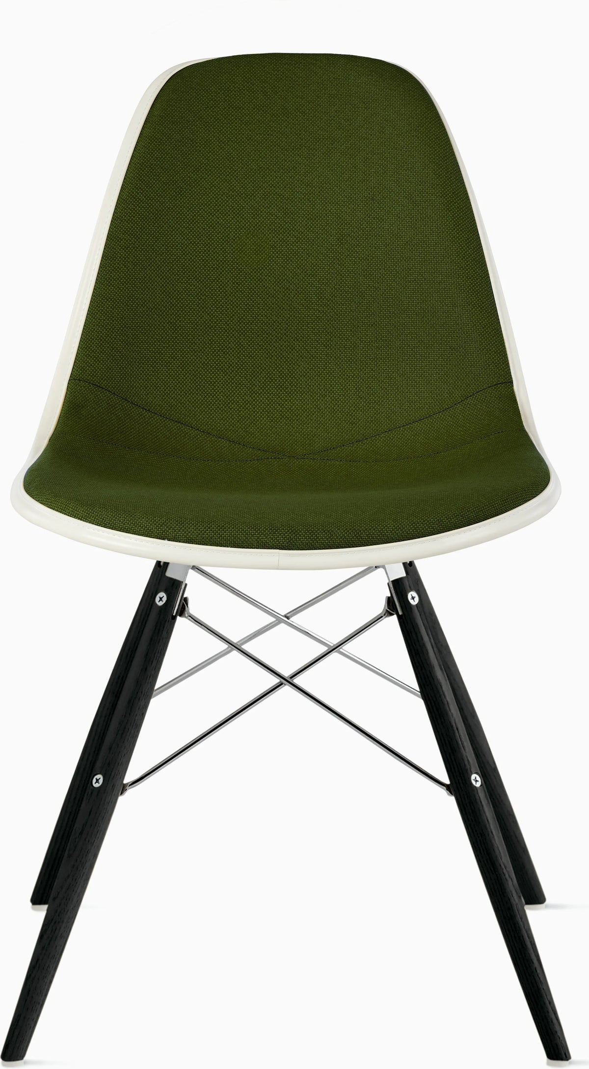 Eames Upholstered Molded Plastic Side Chair