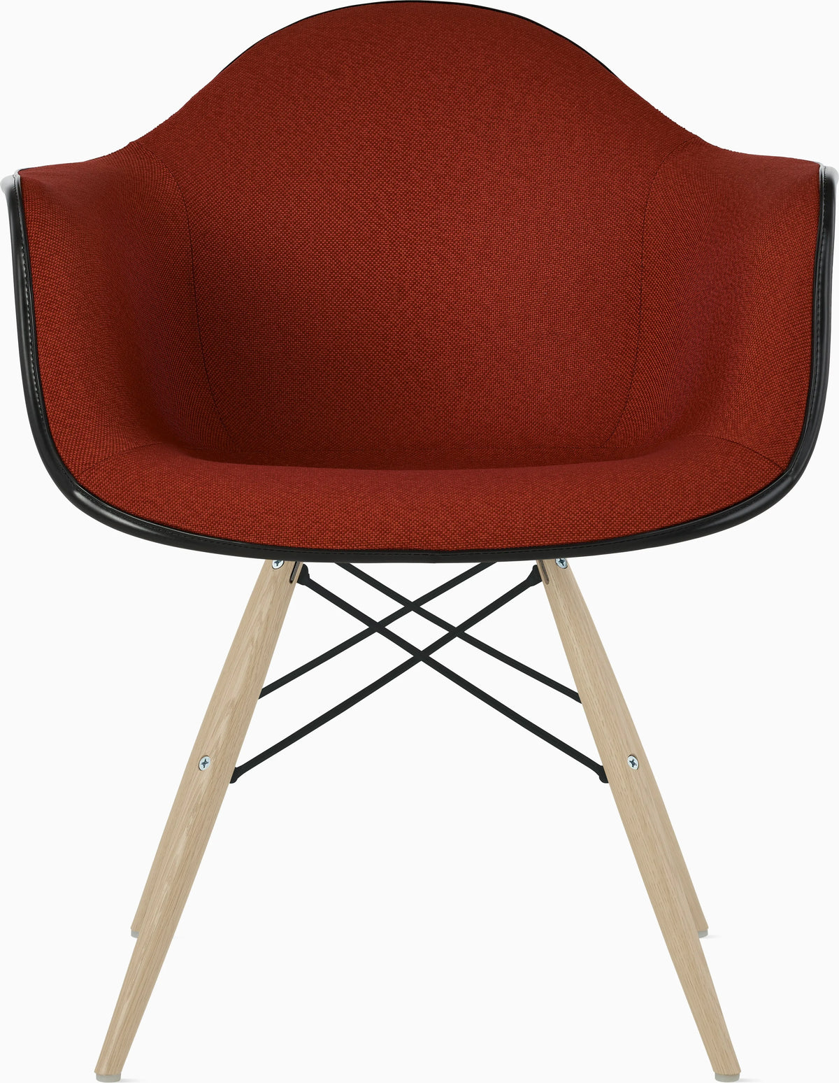 Eames Upholstered Molded Plastic Armchair