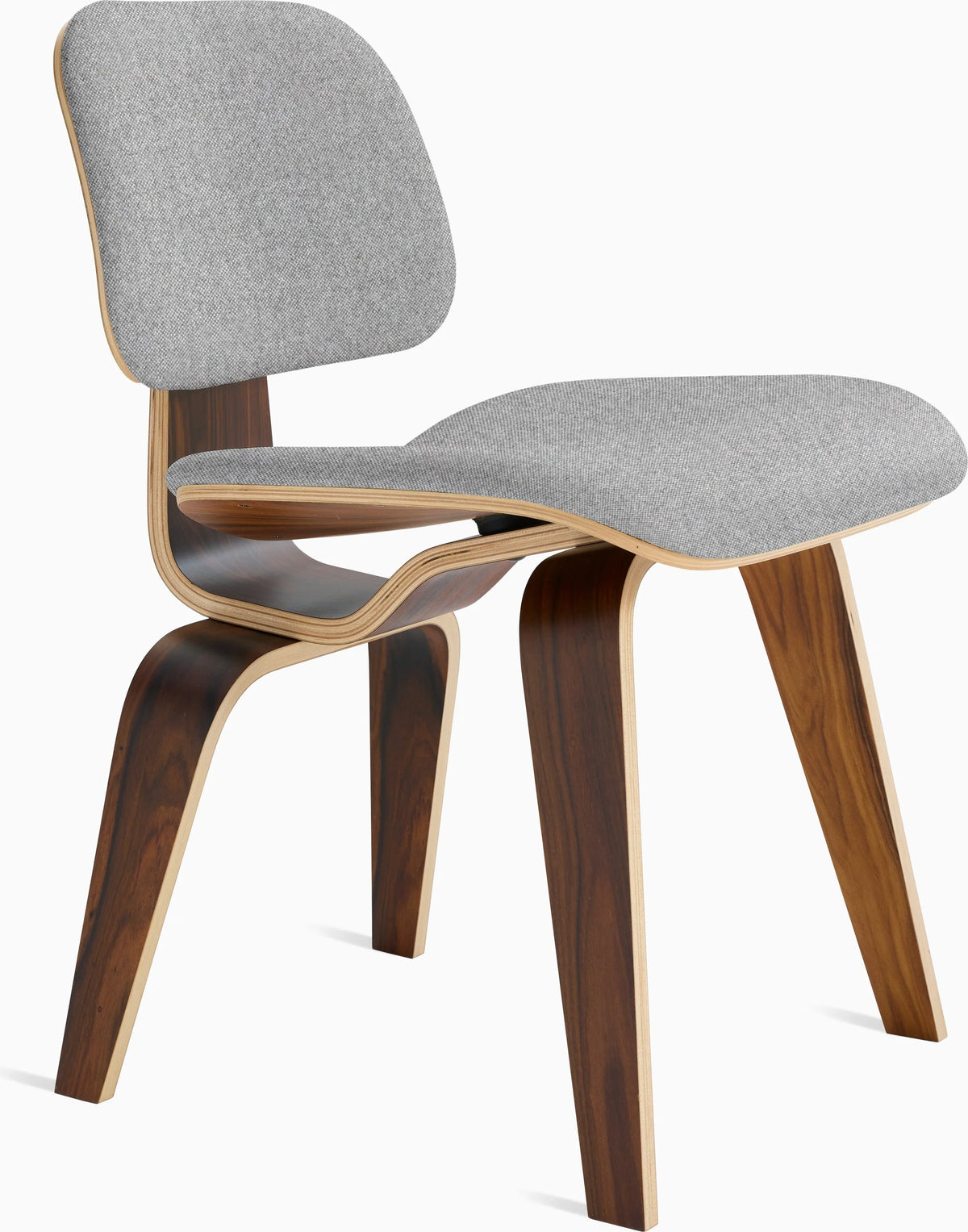 Eames Molded Plywood Dining Chair Wood Base (DCW), Non Upholstered