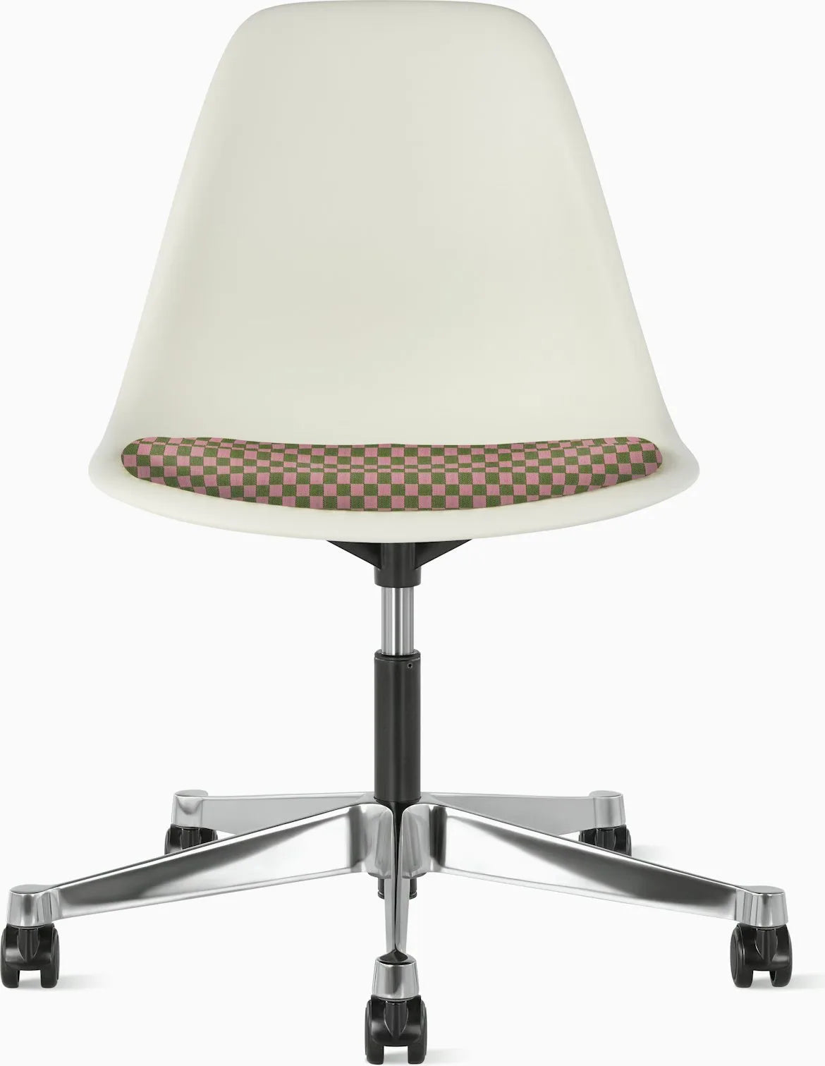 Eames Molded Plastic Task Side Chair with Seatpad