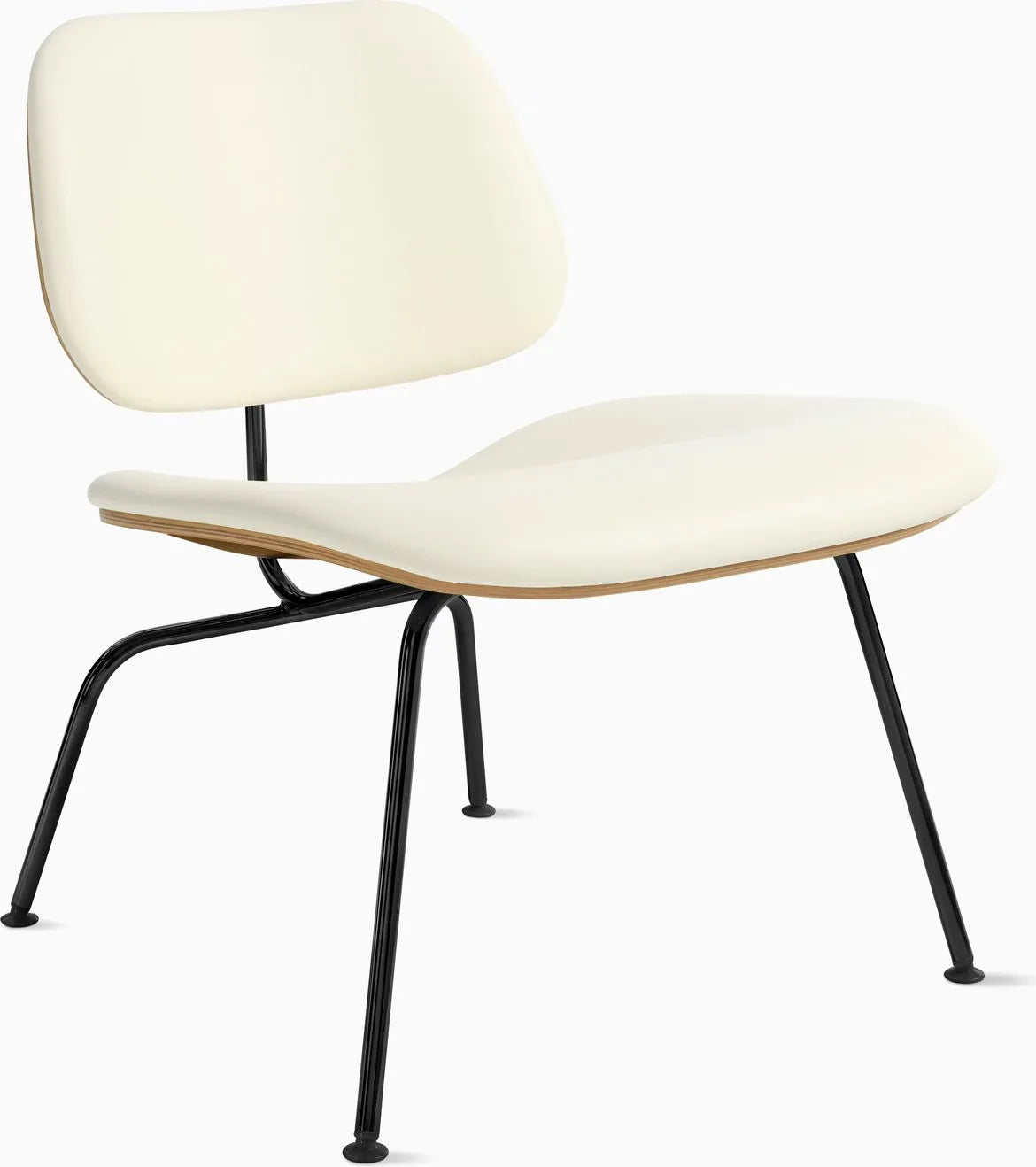 Eames Molded Plywood Lounge Chair Metal Base (LCM), Non Upholstered