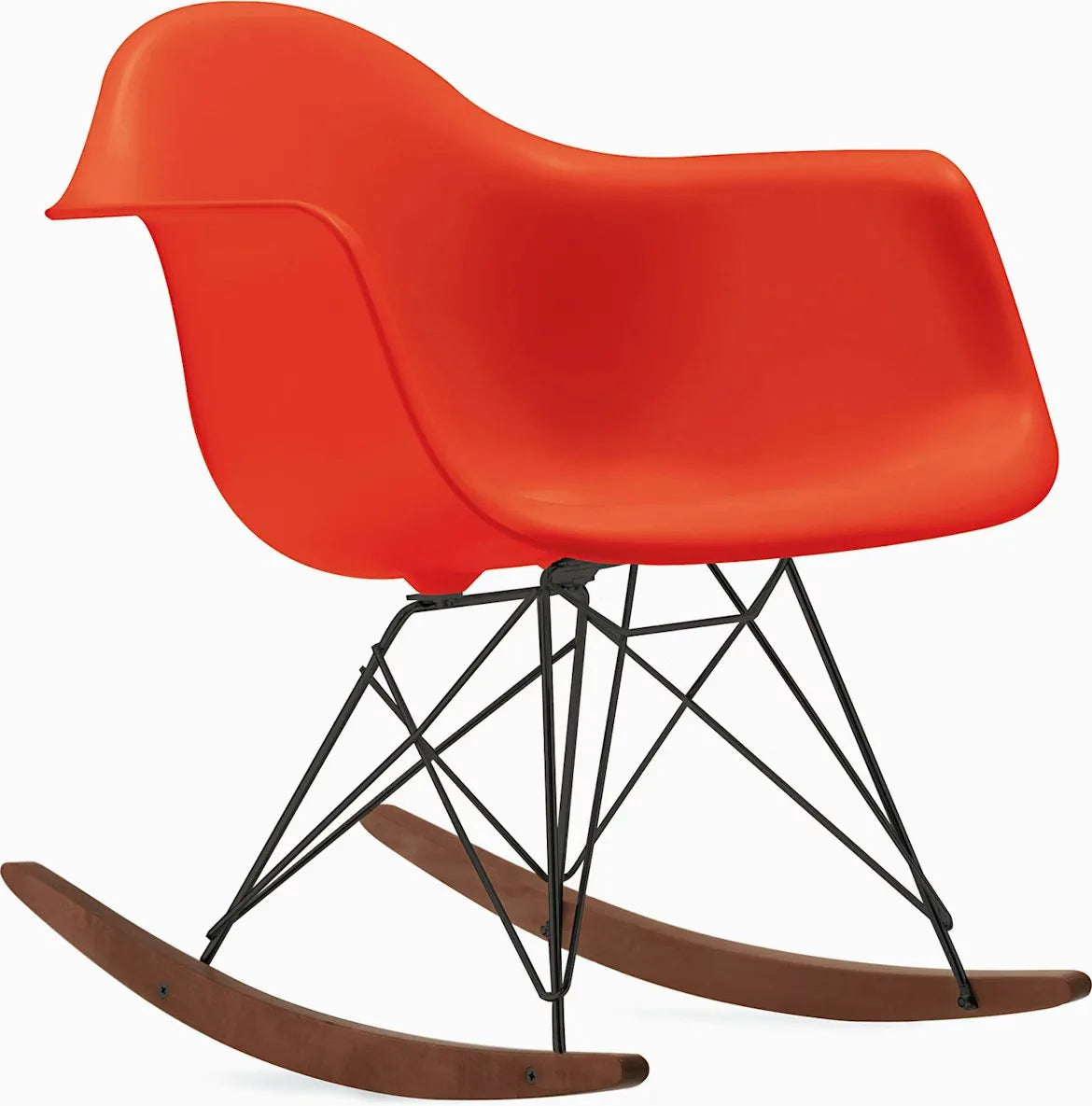 Eames Molded Plastic Armchair, Rocker Base