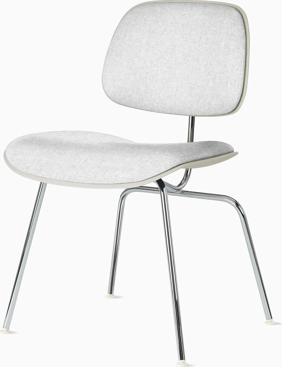 Eames Molded Plastic Dining Chair (EC-127), Upholstered
