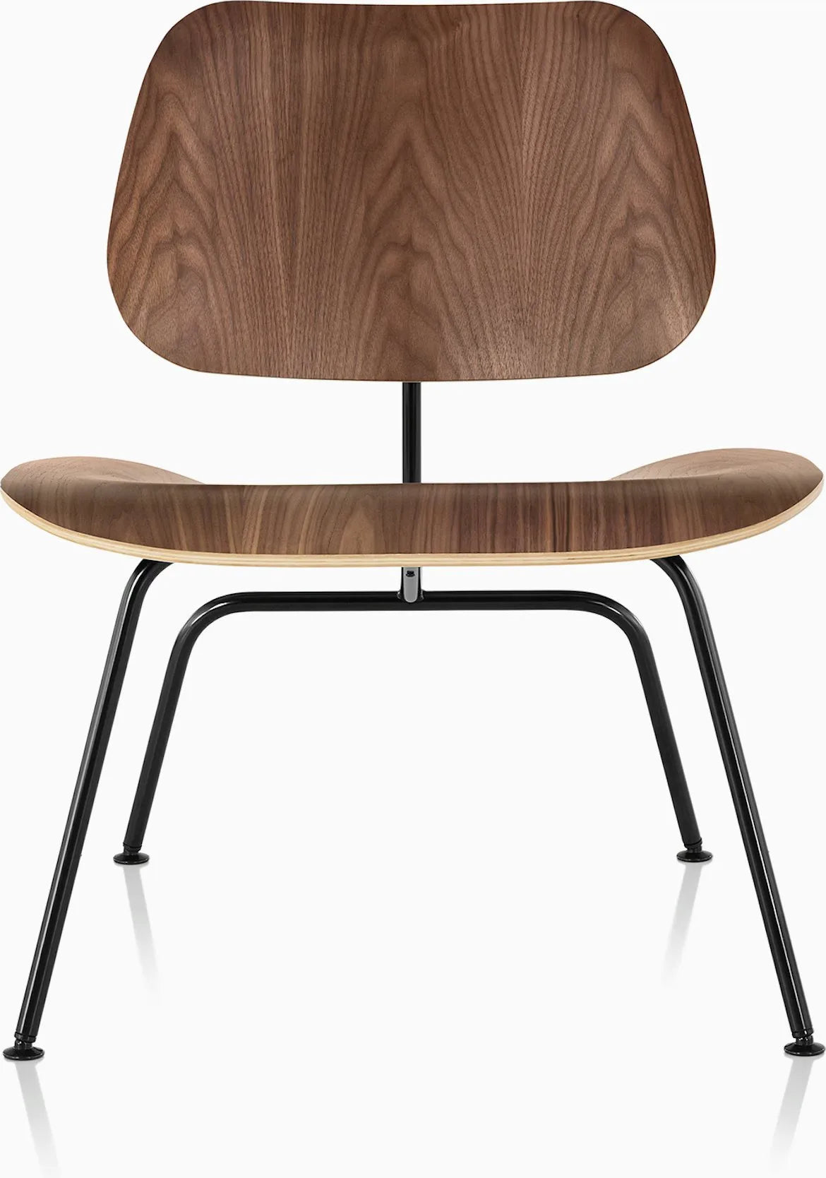 Eames Molded Plywood Lounge Chair Metal Base (LCM), Upholstered