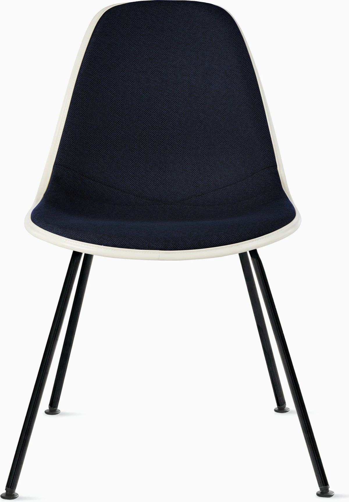 Eames Upholstered Molded Plastic Side Chair