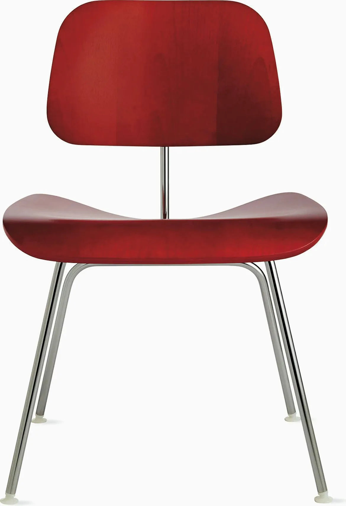 Eames Molded Plywood Dining Chair Metal Base (DCM), Upholstered
