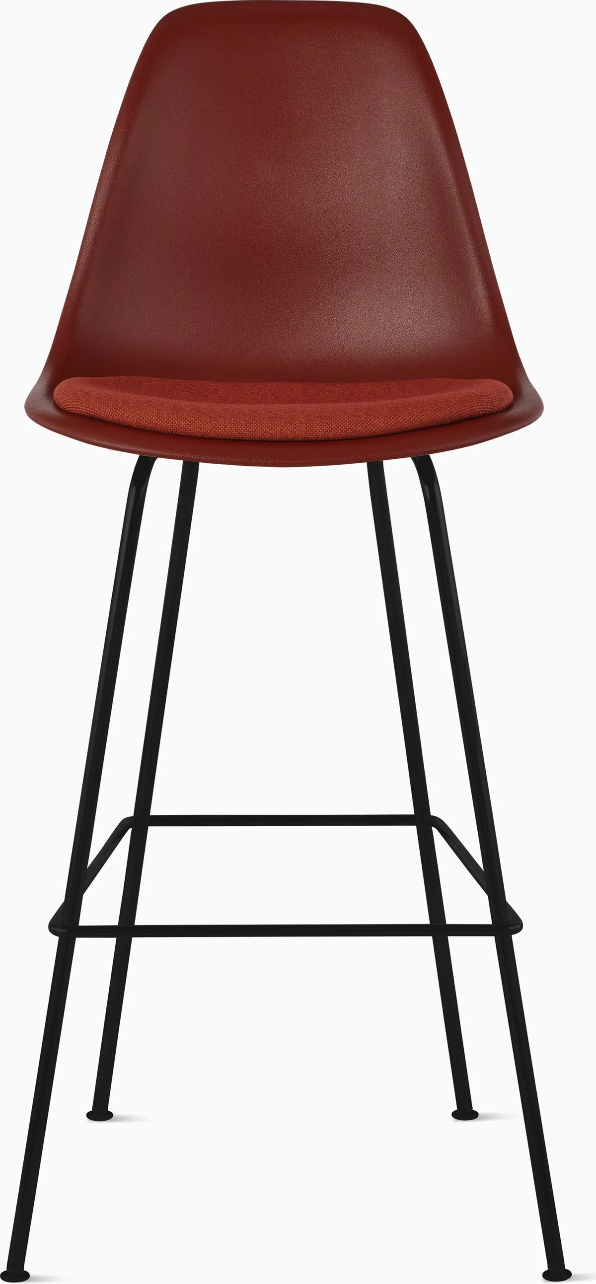 Eames Molded Plastic Stool with Seat Pad