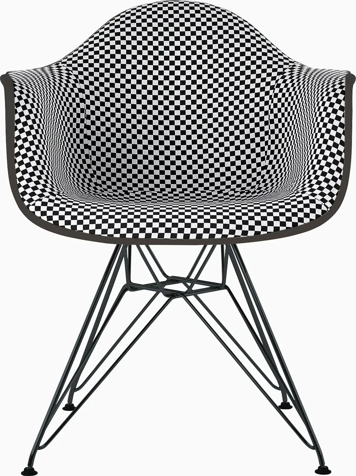 Eames Upholstered Molded Plastic Armchair