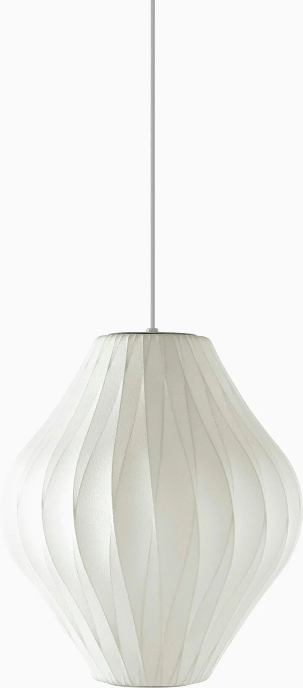 Nelson Pear Crisscross Bubble Pendant