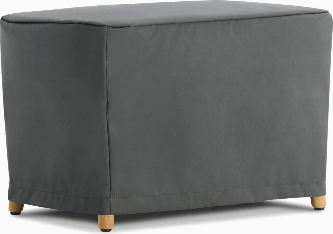 Crosshatch Outdoor Ottoman Cover