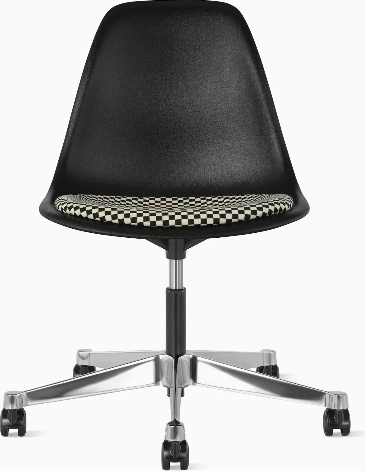 Eames Molded Plastic Task Side Chair with Seatpad