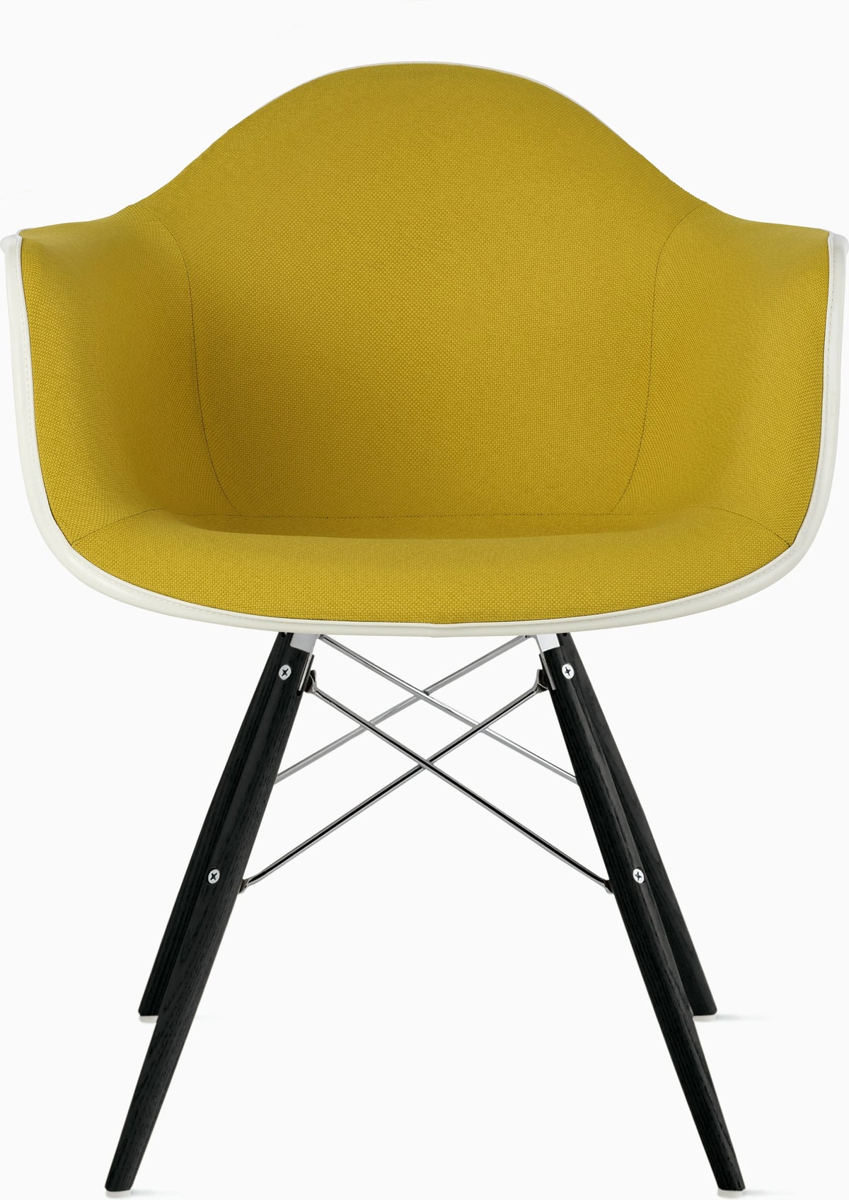 Eames Upholstered Molded Plastic Armchair