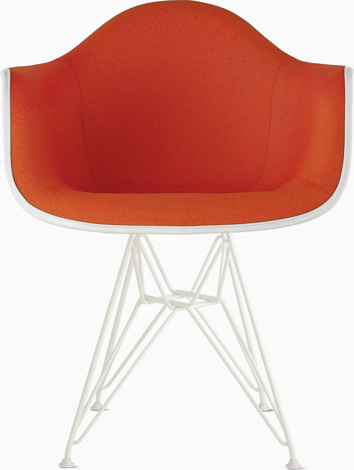 Eames Upholstered Molded Plastic Armchair