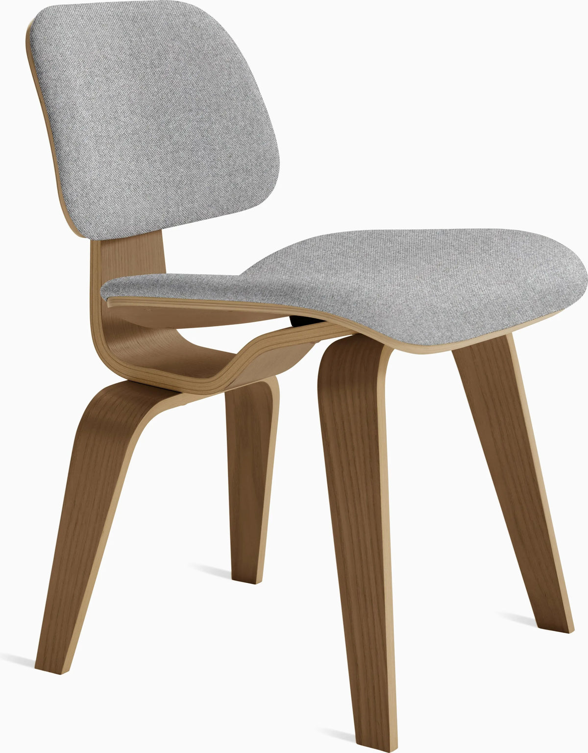 Eames Molded Plywood Dining Chair Wood Base (DCW), Non Upholstered