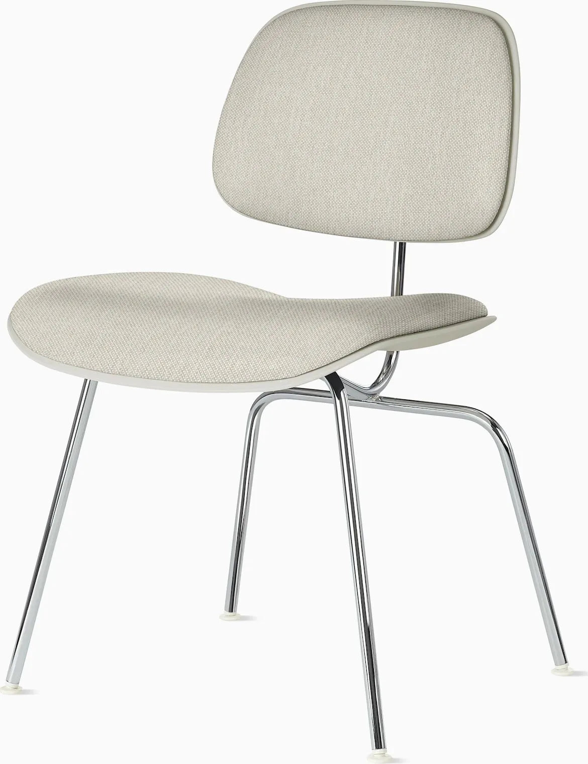 Eames Molded Plastic Dining Chair (EC-127), Upholstered