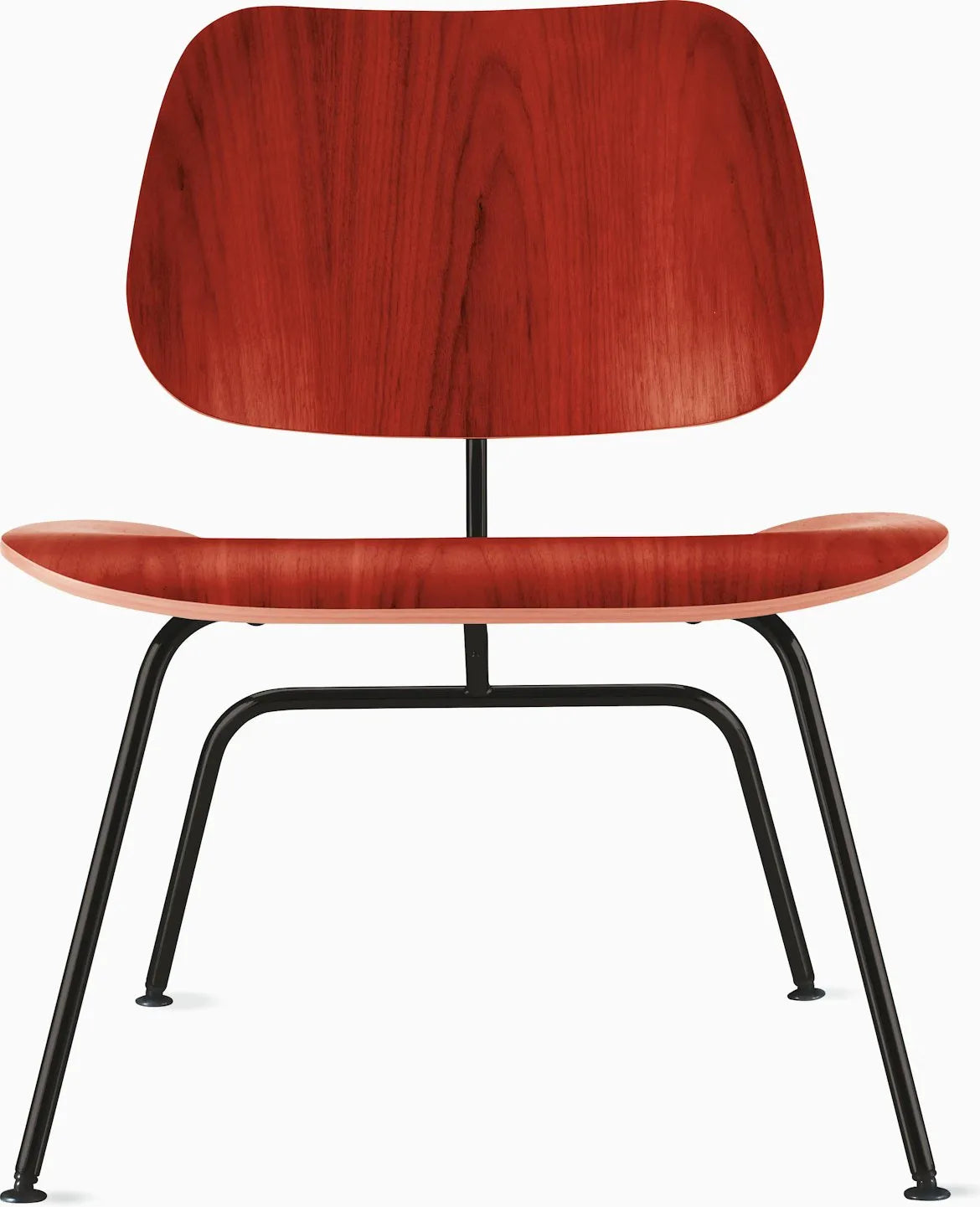 Eames Molded Plywood Lounge Chair Metal Base (LCM), Upholstered