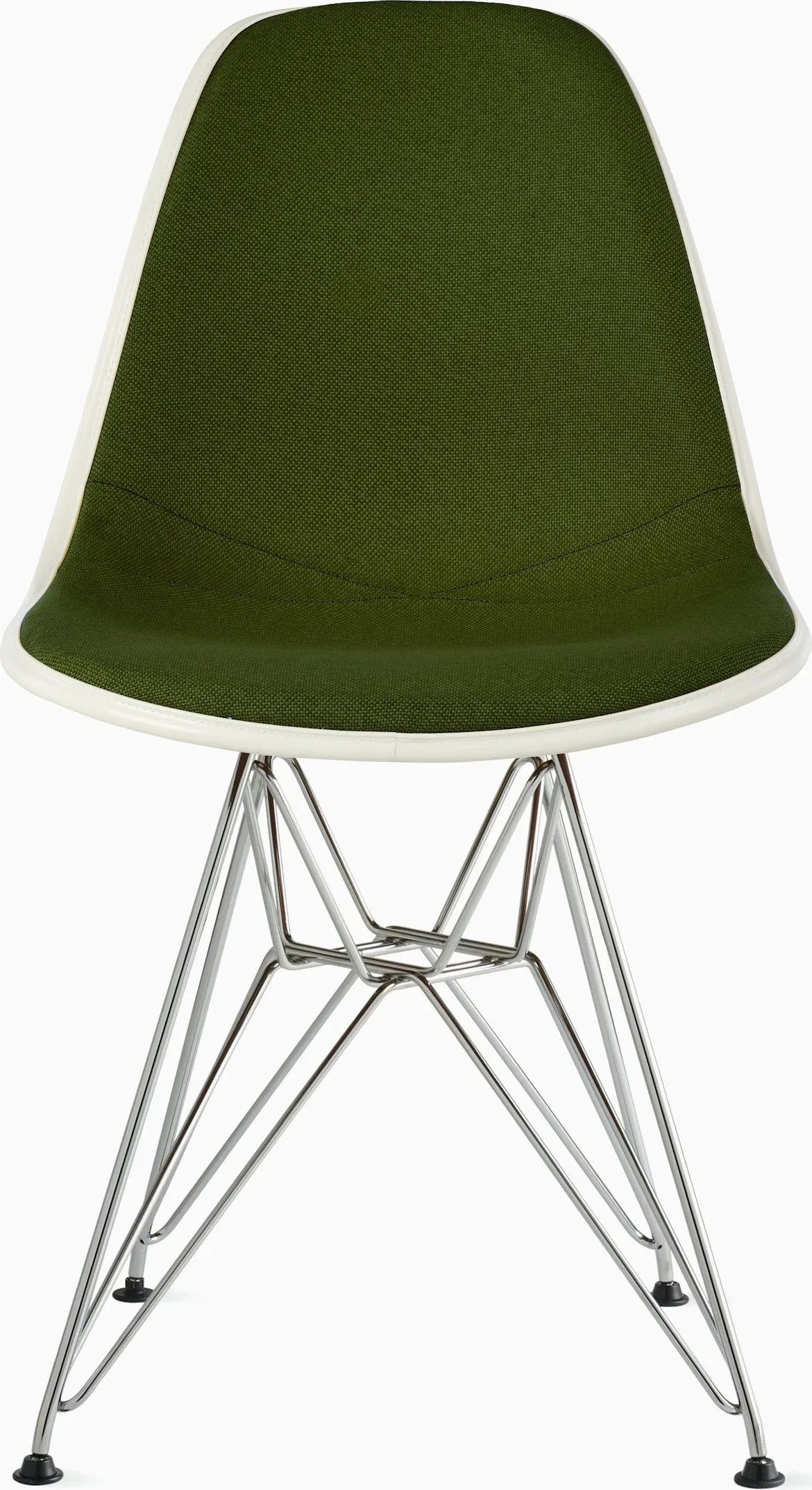 Eames Upholstered Molded Plastic Side Chair