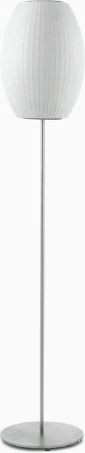 Nelson Cigar Lotus Floor Lamp, Metal