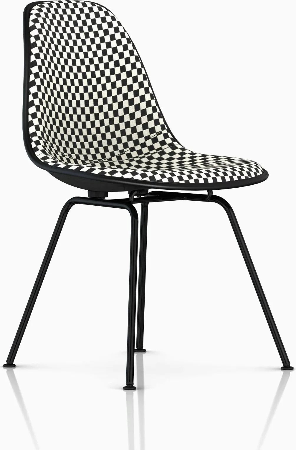 Eames Upholstered Molded Fiberglass Side Chair