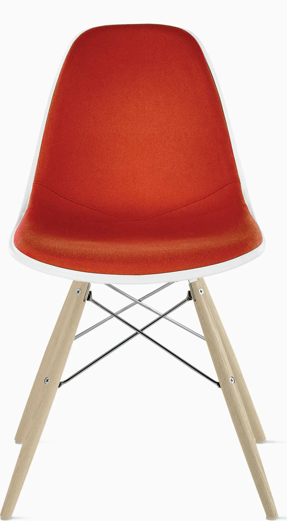 Eames Upholstered Molded Plastic Side Chair