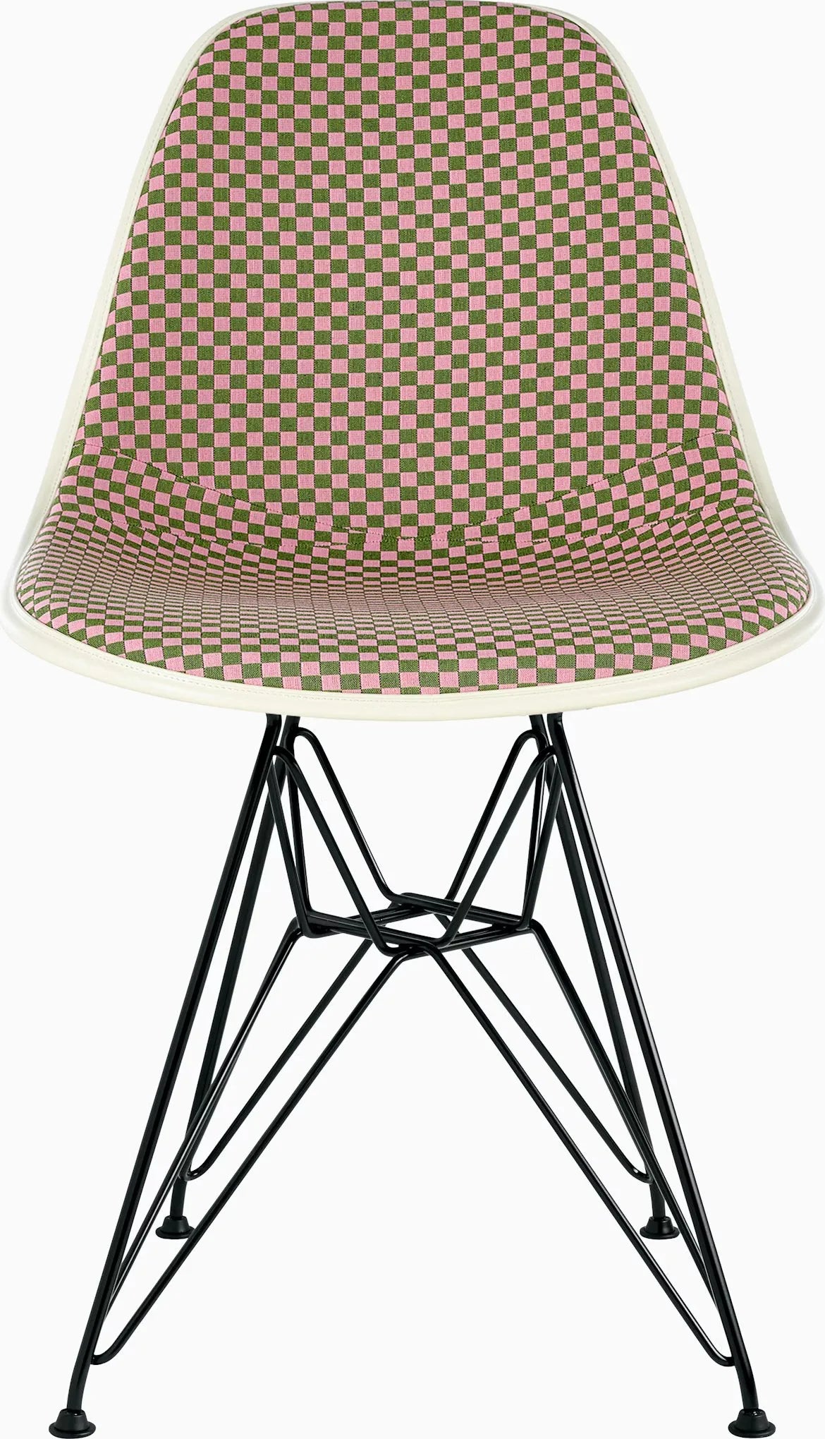 Eames Upholstered Molded Fiberglass Side Chair