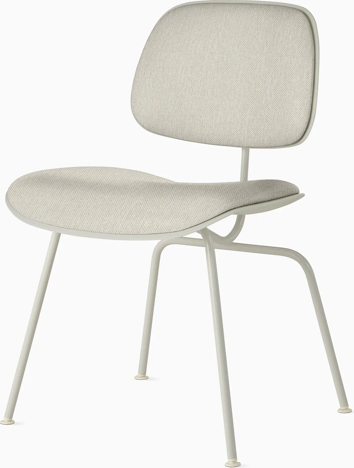 Eames Molded Plastic Dining Chair (EC-127), Upholstered