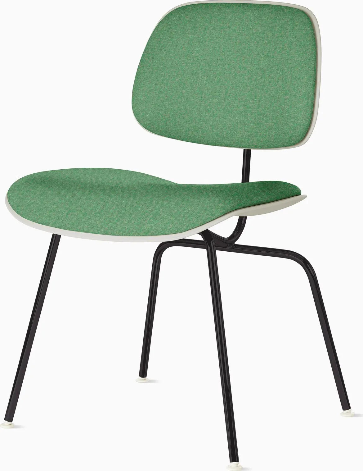 Eames Molded Plastic Dining Chair (EC-127), Upholstered