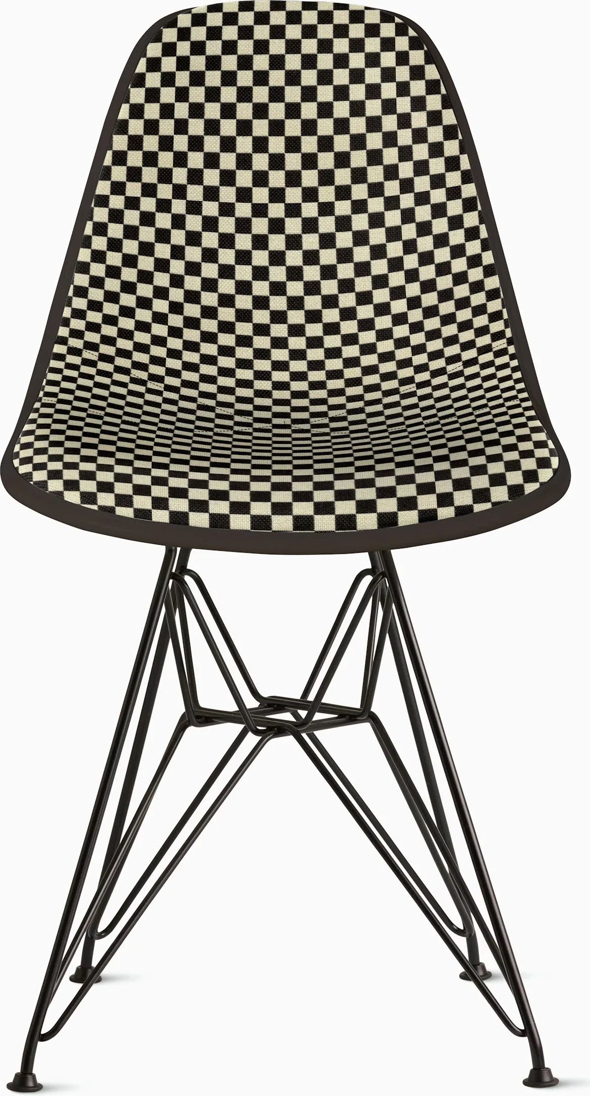 Eames Upholstered Molded Plastic Side Chair