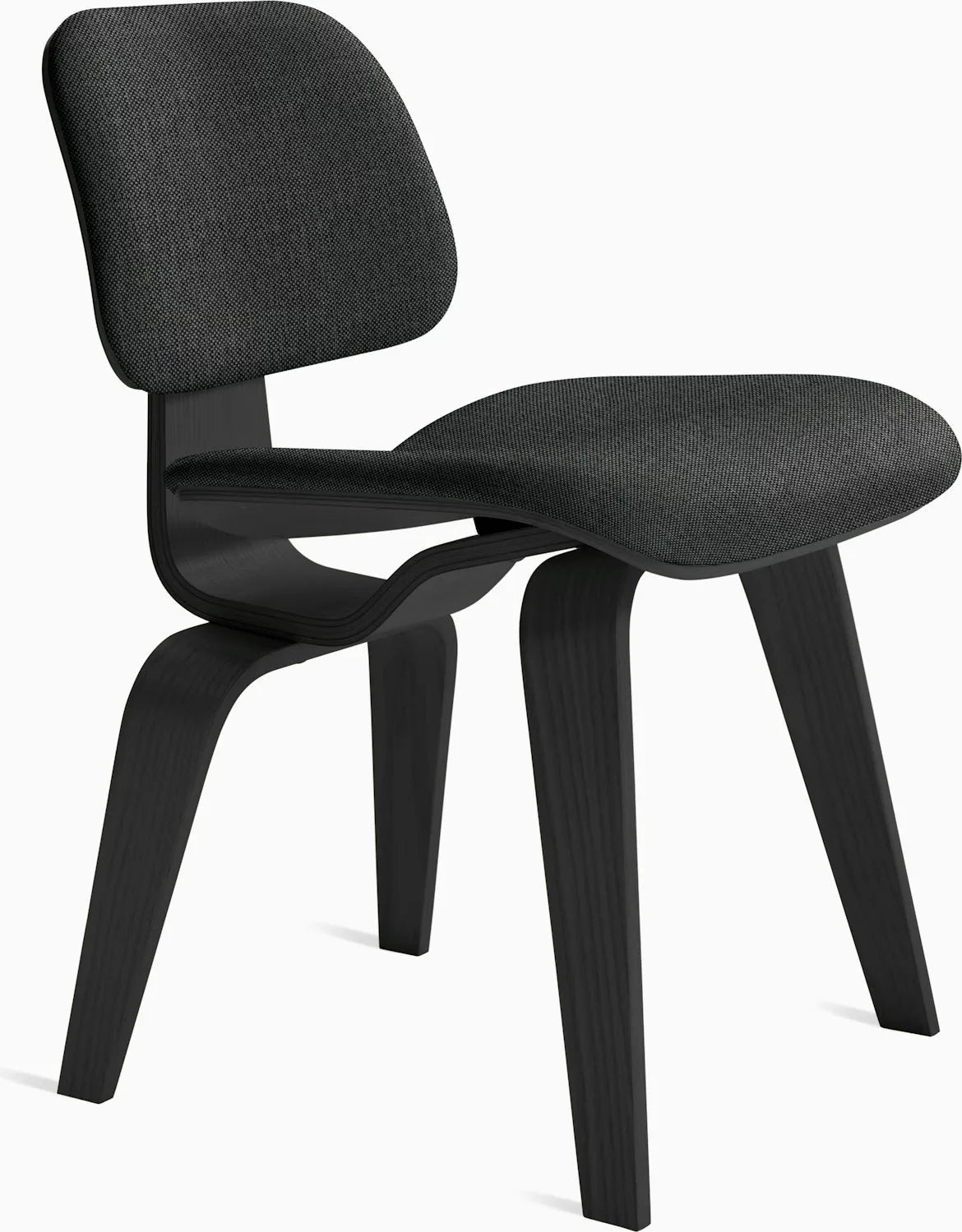 Eames Molded Plywood Dining Chair Wood Base (DCW), Non Upholstered