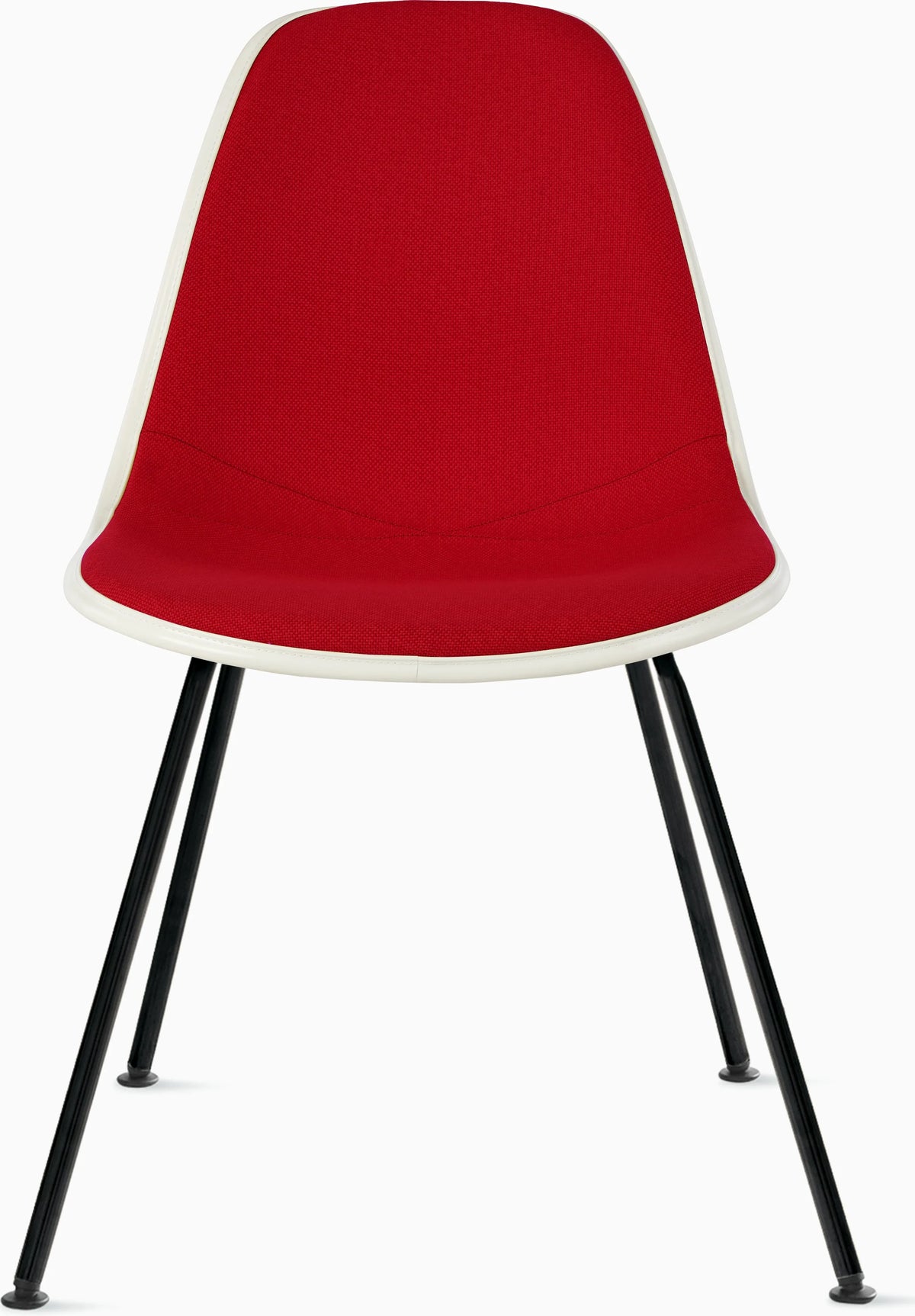 Eames Upholstered Molded Plastic Side Chair