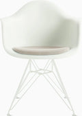 Eames Molded Plastic Armchair with Seat Pad