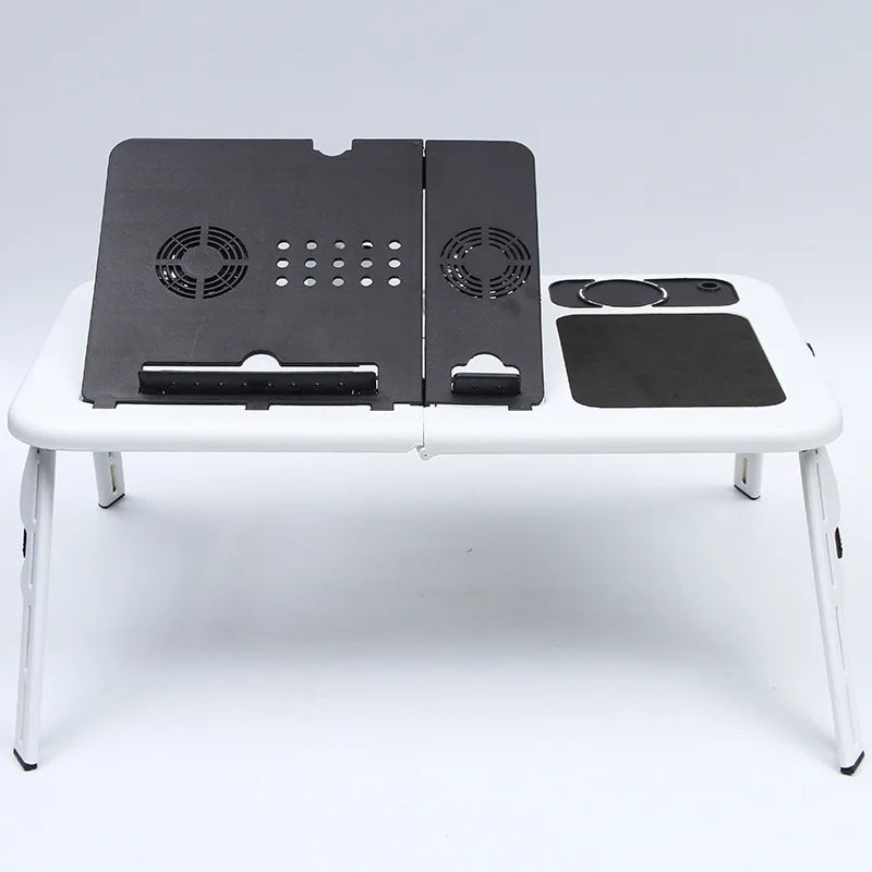 Portable Folding Laptop Table with Fans