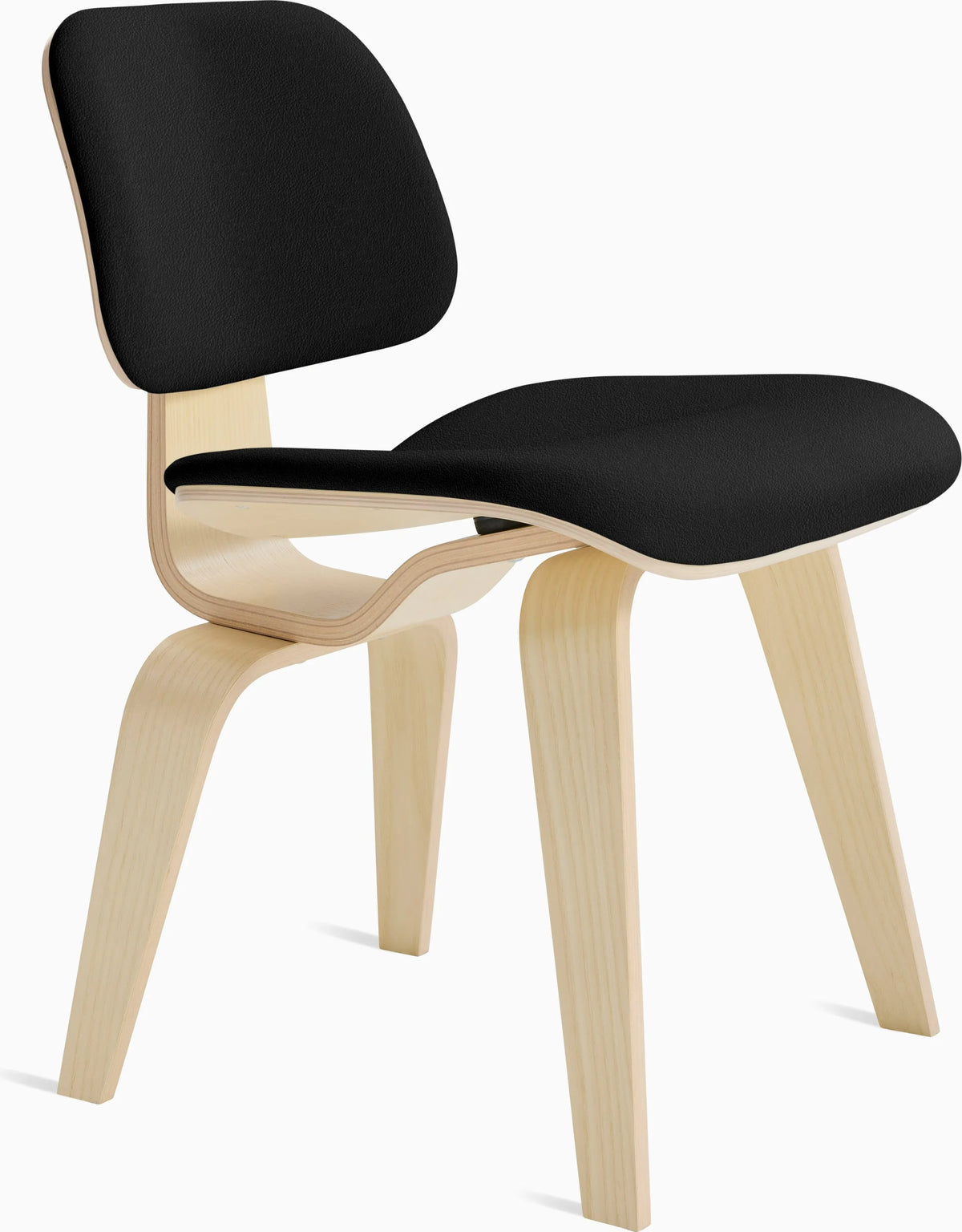 Eames Molded Plywood Dining Chair Wood Base (DCW), Non Upholstered