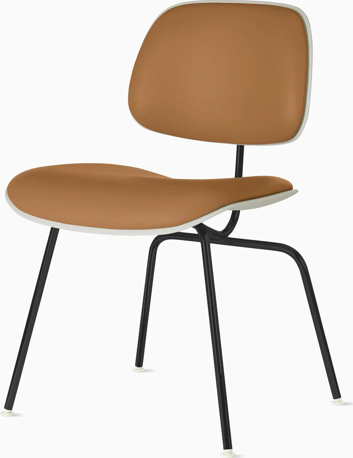 Eames Molded Plastic Dining Chair (EC-127), Upholstered