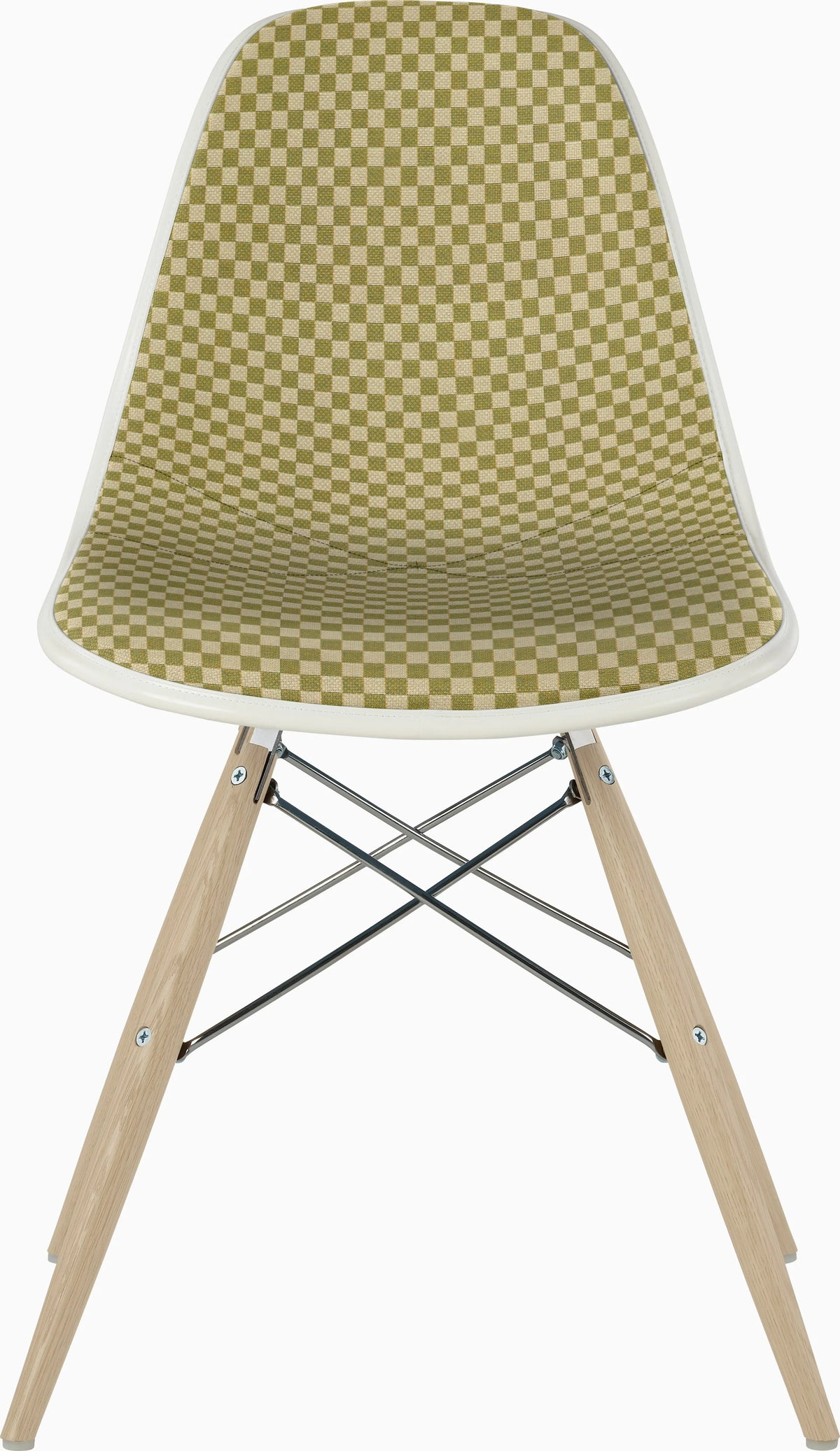 Eames Upholstered Molded Plastic Side Chair